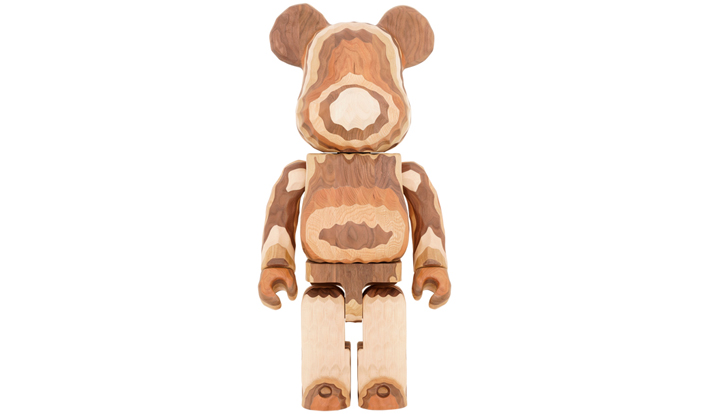 BE@RBRICK カリモク fragmentdesign 1000％ carved wooden LAYERED