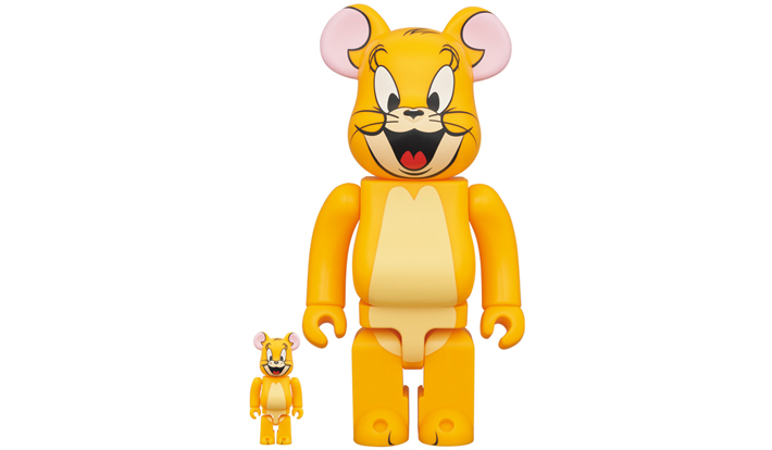 BE@RBRICK JERRY (Classic Color) 100％ & 400％ (TOM AND JERRY)
