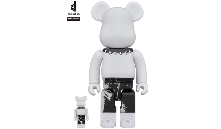 BE@RBRICK The Rolling Stones "Sticky Fingers" Design Ver. 100％ & 400％