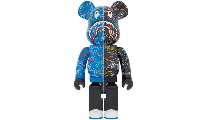 BAPE(R) BE@RBRICK LINE CAMO SHARK 1000％