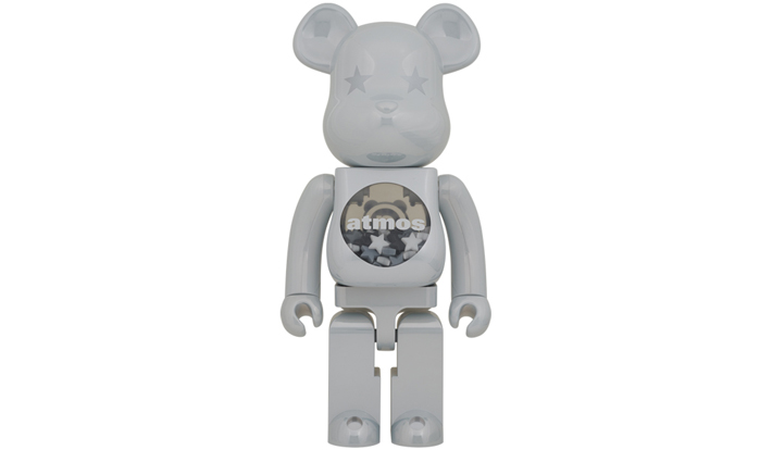 BE@RBRICK atmos WHITE CHROME Ver. 1000％