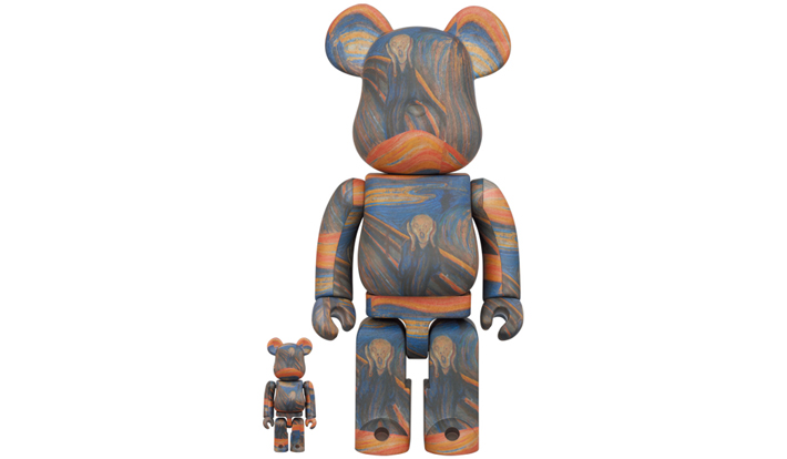 BE@RBRICK Edvard Munch "Scream" 100％ & 400％