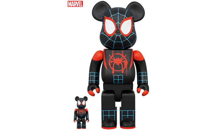 BE@RBRICK 『SPIDER-MAN:INTO THE SPIDER-VERSE』 SPIDER-MAN (Miles Morales) 100％ & 400％