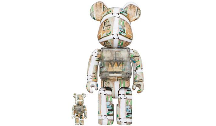 BE@RBRICK Jean-Michel Basquiat "King Pleasure" 100％ & 400％