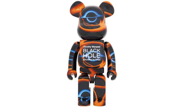 BE@RBRICK Doubly Warped BLACK HOLE 1000％