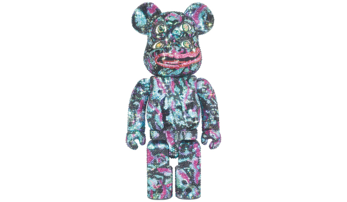 CRYSTAL DECORATE BE@RBRICK NAGNAGNAG FOUR EYES 400％