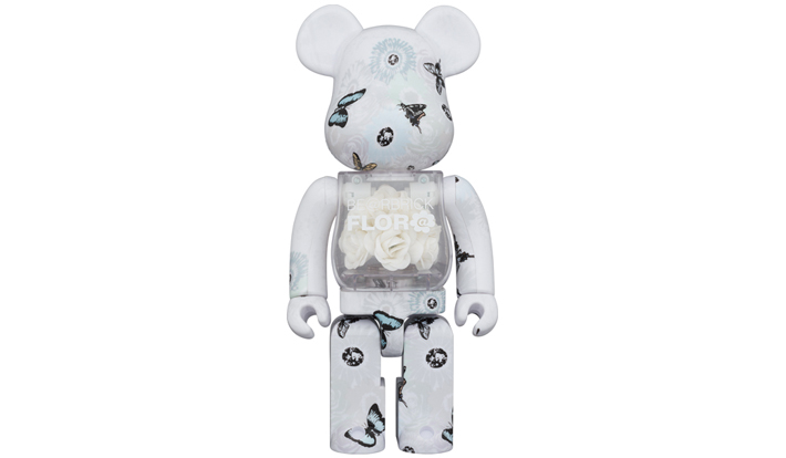 BE@RBRICK FLOR@ #2 White 400％