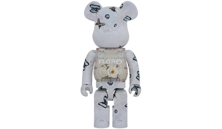 BE@RBRICK FLOR@ #2 White 1000％