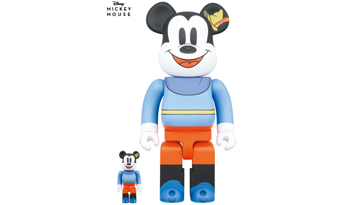 BE@RBRICK MICKEY MOUSE “Brave Little Tailor” 100％ & 400％