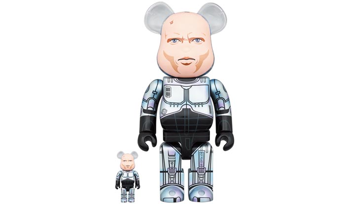 BE@RBRICK ROBOCOP 2 MURPHY HEAD Ver. 100％ & 400％