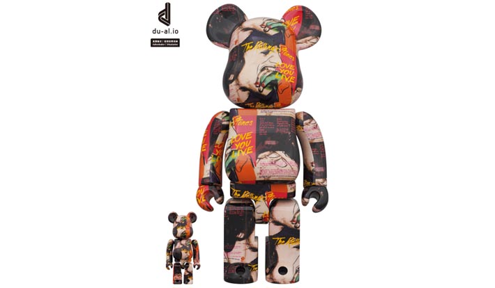 BE@RBRICK Andy Warhol × The Rolling Stones “Love You Live” 100％ & 400％