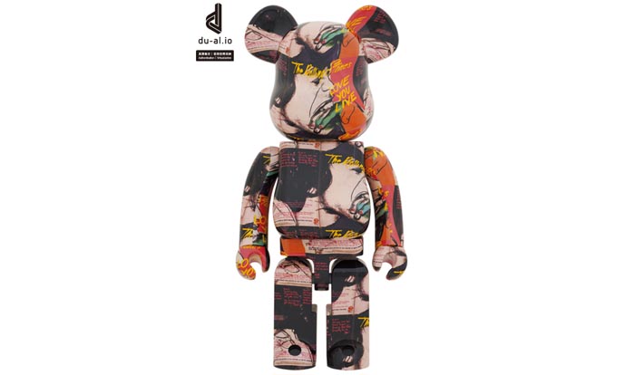 BE@RBRICK Andy Warhol × The Rolling Stones “Love You Live” 1000％