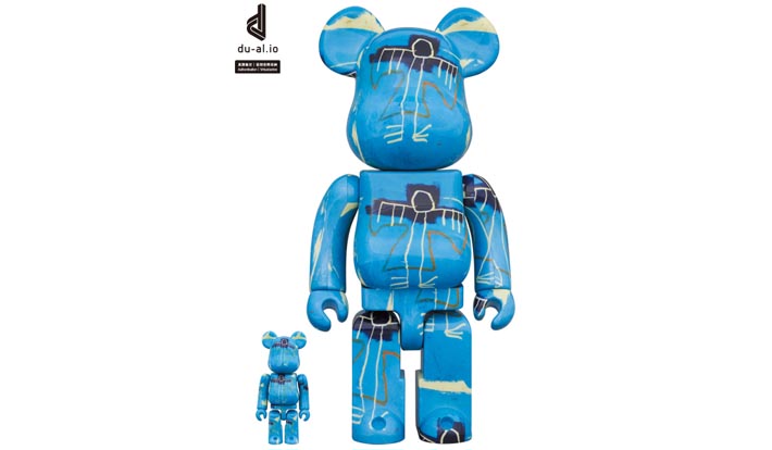 BE@RBRICK JEAN-MICHEL BASQUIAT #9 100％ & 400％