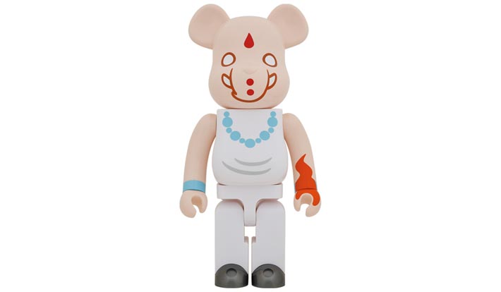 BE@RBRICK BRAHMAN ELEPHANT BLUE 1000％