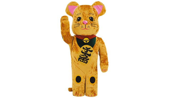 BE@RBRICK 招き猫 金 着ぐるみ版 1000％