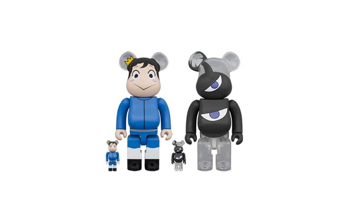 BE@RBRICK 王様ランキング ボッジ & カゲ 100％ & 400％ (4PCS SET)