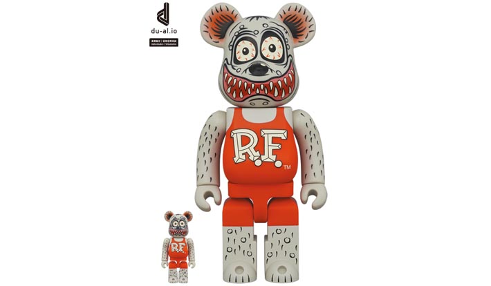 BE@RBRICK RAT FINK GRAY Ver.100％ & 400％
