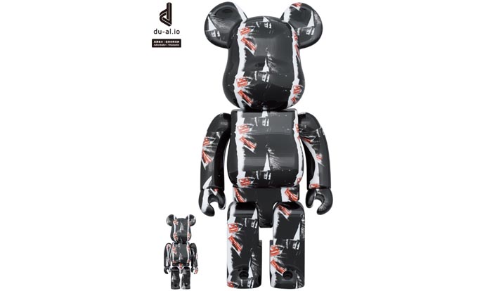 BE@RBRICK Andy Warhol × The Rolling Stones ”Sticky Fingers” 100％ & 400％