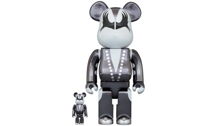 BE@RBRICK KISS DEMON CHROME Ver.100％ & 400％