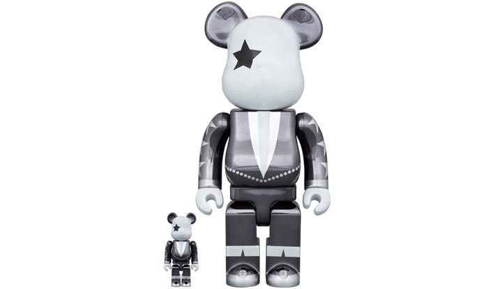 BE@RBRICK KISS STAR CHILD CHROME Ver.100％ & 400％