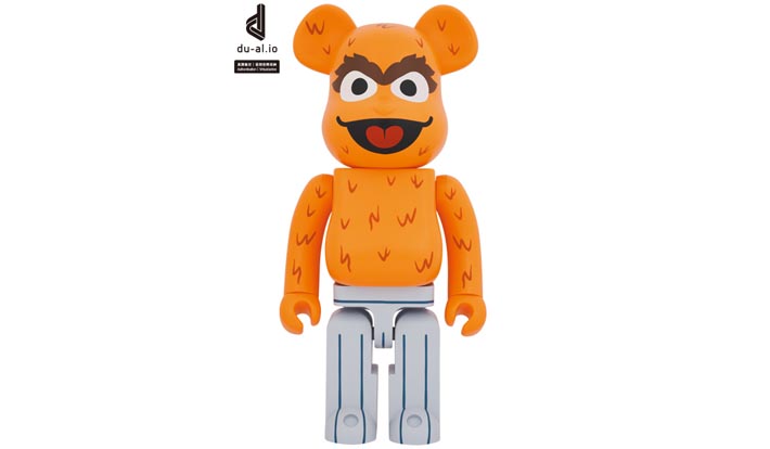 BE@RBRICK OSCAR THE GROUCH (The Original Orange Fur Ver.) 1000％