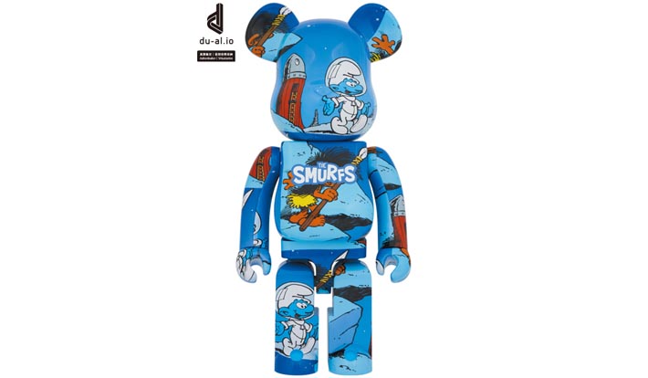 BE@RBRICK The Smurfs 「The Astrosmurf」1000％