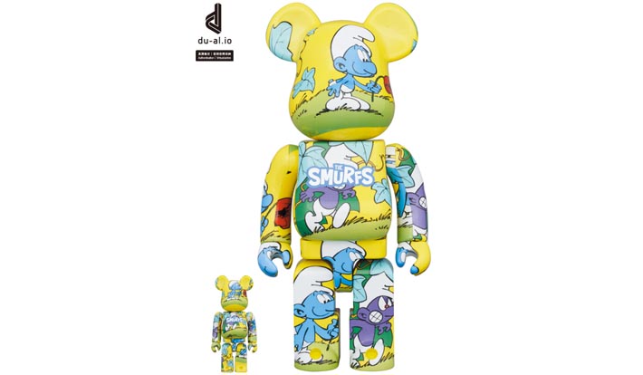 BE@RBRICK The Smurfs 「The Purple Smurfs」100％ & 400％