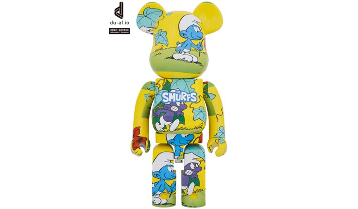BE@RBRICK The Smurfs 「The Purple Smurfs」1000％