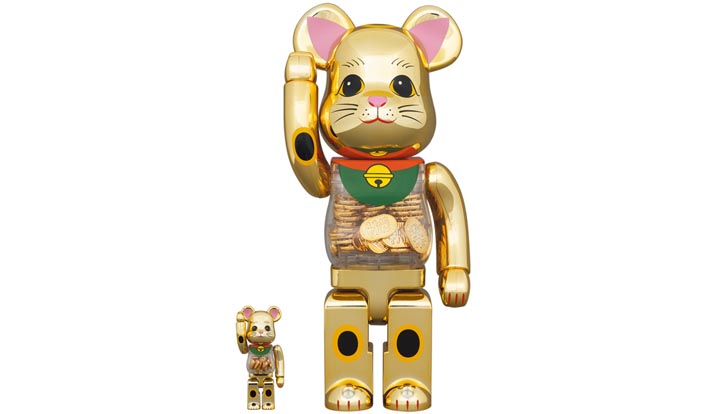 BE@RBRICK 招き猫 小判 100％ & 400％