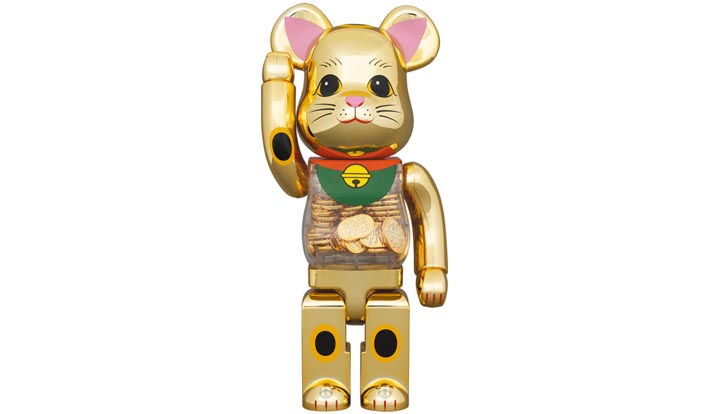 BE@RBRICK 招き猫 小判 1000％