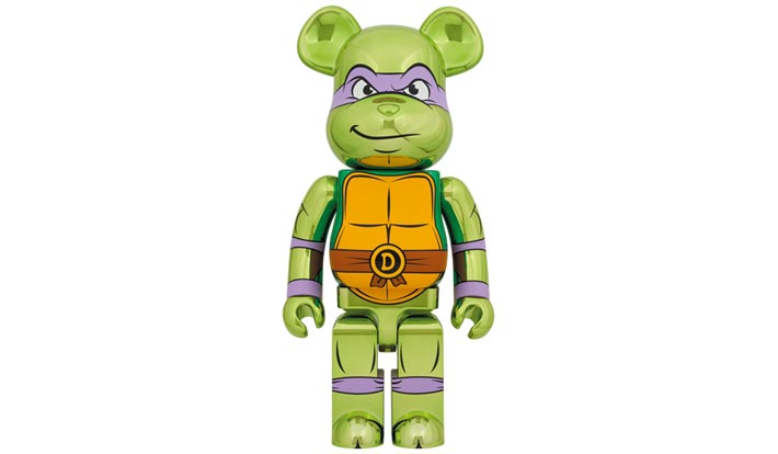 BE@RBRICK DONATELLO CHROME Ver. 1000％