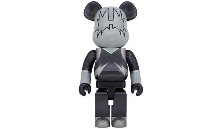BE@RBRICK KISS SPACE MAN CHROME Ver.1000％