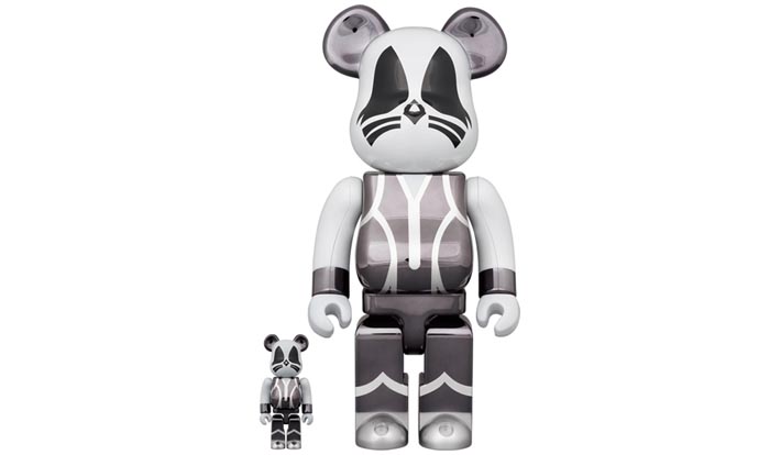 BE@RBRICK KISS CATMAN CHROME Ver.100％ & 400％