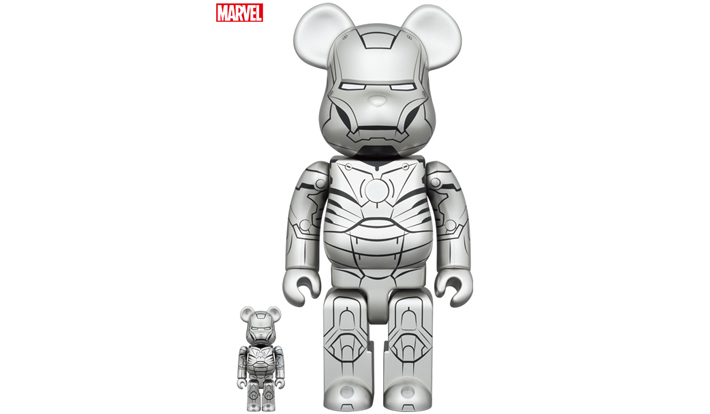 BE@RBRICK IRON MAN MARK II 100％ & 400％