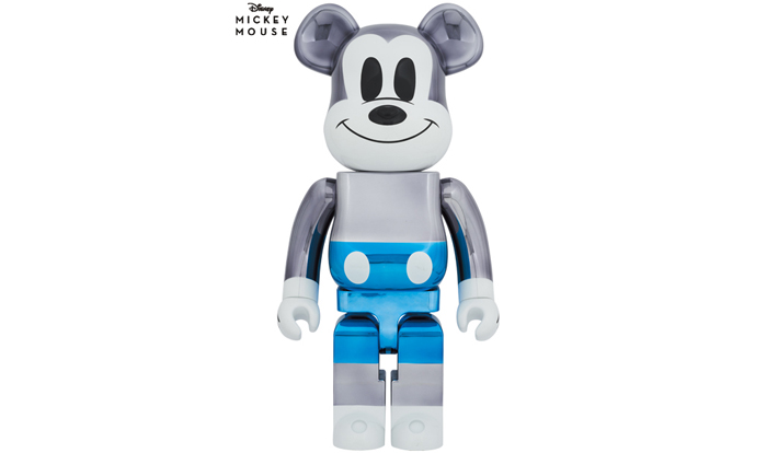 BE@RBRICK fragmentdesign MICKEY MOUSE BLUE Ver.1000％