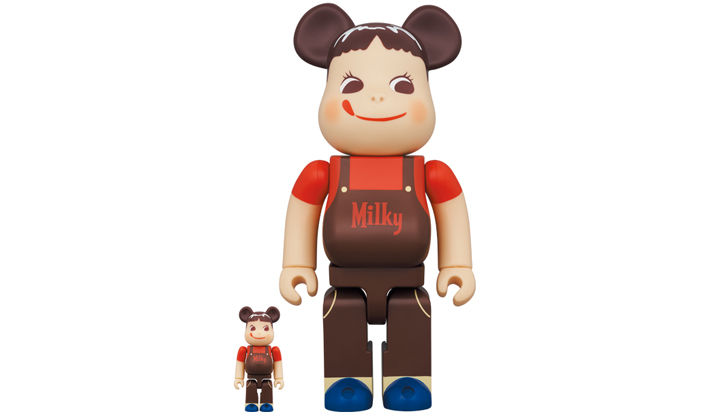 BE@RBRICK ペコちゃん チョコレートミルキー 100％ & 400％