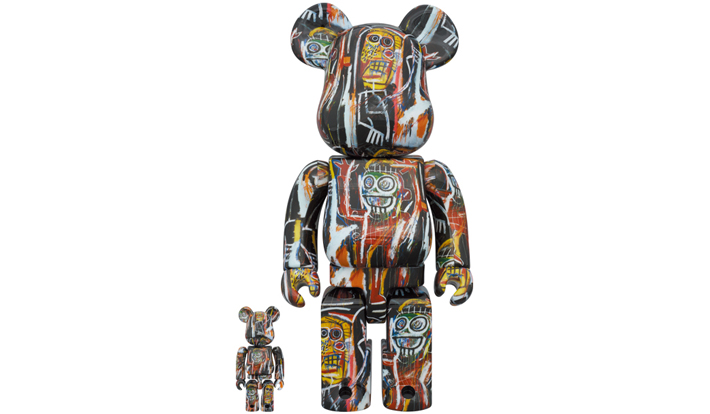 BE@RBRICK JEAN-MICHEL BASQUIAT #11 100％ & 400％