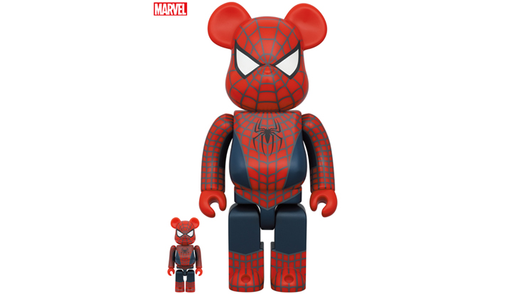 BE@RBRICK FRIENDLY NEIGHBORHOOD SPIDER-MAN 100％ & 400％