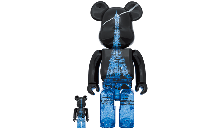 EIFFEL TOWER BE@RBRICK SPARKLING Ver. 100％ & 400％