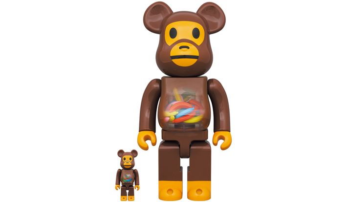 BE@RBRICK BABY MILO(R) AND BANANA 100％ & 400％