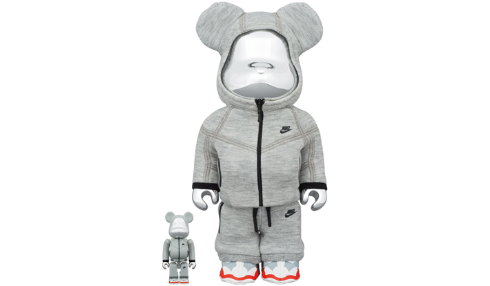 BE@RBRICK NIKE TECH FLEECE N98 100％ & 400％