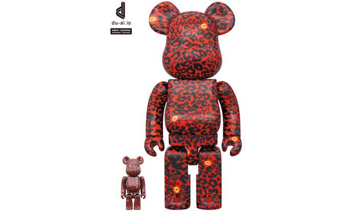 BE@RBRICK Amplifier Red 100％ & 400％
