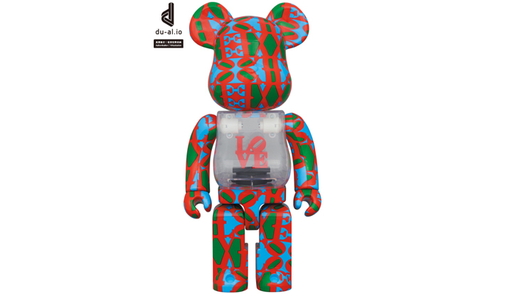 BE@RBRICK Robert Indiana "LOVE" 400％