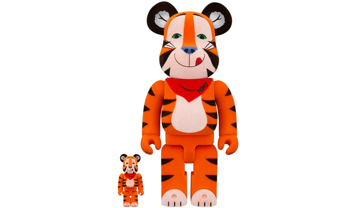 BE@RBRICK TONY THE TIGER VINTAGE FLOCKY Ver.100％ & 400％