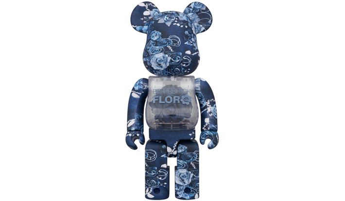 BE@RBRICK FLOR@ DENIM 400％