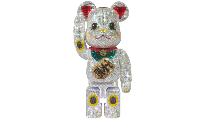 BE@RBRICK CRYSTAL DECORATE 招き猫 千万両 400％