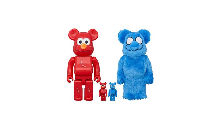BE@RBRICK COIN PARKING DELIVERY × SESAME STREET ELMO (CPD Ver.) & 白井さん (SESAME STREET Ver.) 100％ & 4