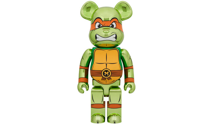 BE@RBRICK MICHELANGELO CHROME Ver. 1000％