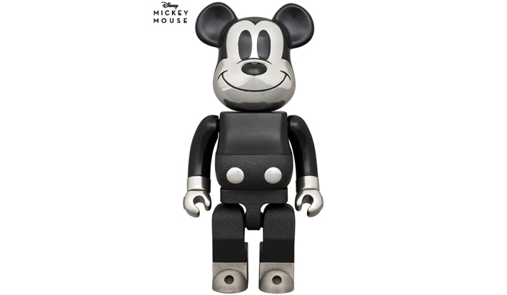 BE@RBRICK ROYAL SELANGOR MICKEY MOUSE B&W Ver. 400％