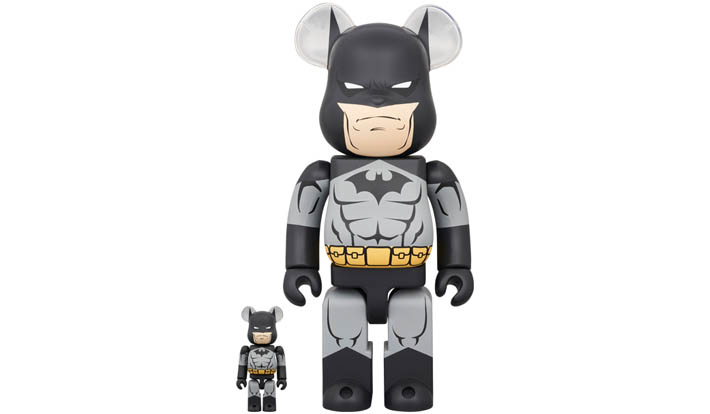 BE@RBRICK BATMAN (BATMAN: HUSH BLACK Ver.)100％ & 400％